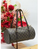 LOUIS VUITTON DAMIER EBENE CANVAS PAPILLON BAG 