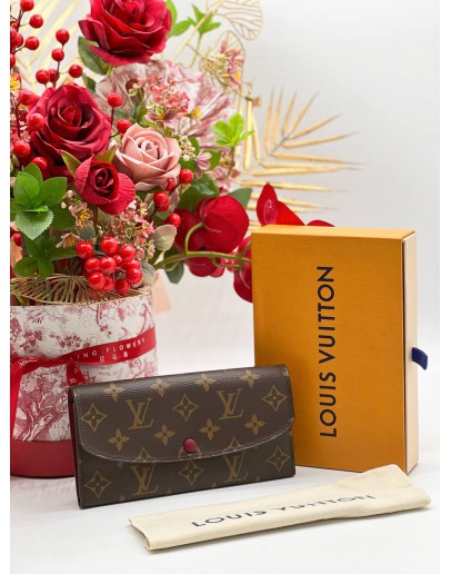 LOUIS VUITTON EMILIE MONOGRAM CANVAS WALLET 