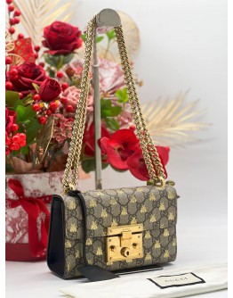 GUCCI PADLOCK SMALL GG SUPREME CHAIN BAG 