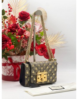 GUCCI PADLOCK SMALL GG SUPREME CHAIN BAG 