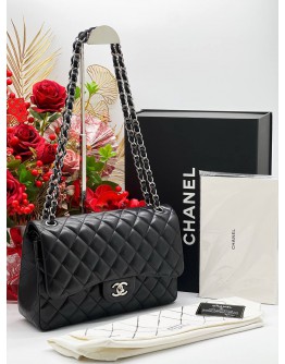 CHANEL DOUBLE FLAP JUMBO SHW 