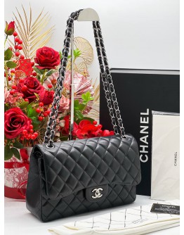 CHANEL DOUBLE FLAP JUMBO SHW 