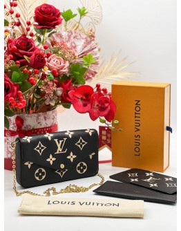 LOUIS VUITTON FELICIE MONOGRAM EMPREINTE EMBOSSED LEATHER