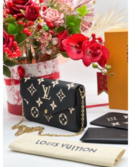 LOUIS VUITTON FELICIE MONOGRAM EMPREINTE EMBOSSED LEATHER