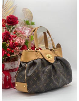 LOUIS VUITTON BOETIE MM HANDBAG MONOGRAM PVC COATED CANVAS 