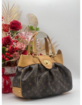 LOUIS VUITTON BOETIE MM HANDBAG MONOGRAM PVC COATED CANVAS 