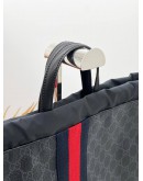 GUCCI OPHIDIA TOP HANDLE CLOTH BACKPACK 