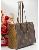 LOUIS VUITTON ONTHEGO MM MONOGRAM REVERSE CANVAS   