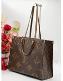 LOUIS VUITTON ONTHEGO MM MONOGRAM REVERSE CANVAS   