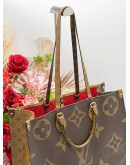 LOUIS VUITTON ONTHEGO MM MONOGRAM REVERSE CANVAS   