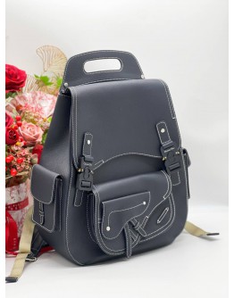 CHRISTIAN DIOR DIOR HOMME MENS SUMMER SS19 NAVY SADDLE BACKPACK