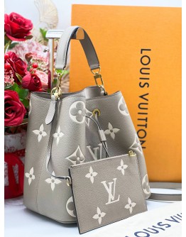 LOUIS VUITTON MONOGRAM NEONOE TOURTERELLE CREAM  