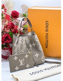 LOUIS VUITTON MONOGRAM NEONOE TOURTERELLE CREAM  