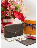 LOUIS VUITTON MONOGRAM POCHETTE FELICIE WOC BAG 