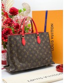 LOUIS VUITTON FLOWER TOTE MM IN MONOGRAM CANVAS SHOULDER BAG