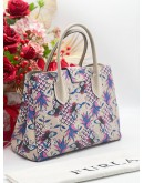 PINEAPPLE AND BUTTERFLY PRINTED TOTE BAG 