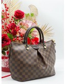 LOUIS VUITTON SIENA DAMIER EBENE CANVAS BAG WITH STRAP 