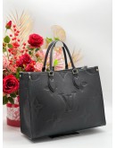 LOUIS VUITTON ON THE GO MM BLACK MONOGRAM