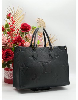 LOUIS VUITTON ON THE GO MM BLACK MONOGRAM