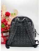 MCM STARK WHITE STUDS LOGO BACKPACK 