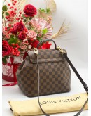 LOUIS VUITTON BERGAMO DAMIER EBENE HAND SHOULDER BAG 