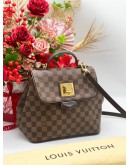 LOUIS VUITTON BERGAMO DAMIER EBENE HAND SHOULDER BAG 