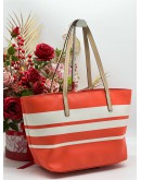 KATE SPADE STRIPE TOTE BAG 