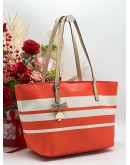 KATE SPADE STRIPE TOTE BAG 