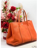 HERMES GARDEN PARTY 36 IN ORANGE TOGO LEATHER ﻿