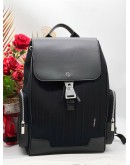 RIMOWA UNISEX NEVER STILL CANVAS FLAP BACKPACK IN BLACK 