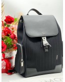 RIMOWA UNISEX NEVER STILL CANVAS FLAP BACKPACK IN BLACK 