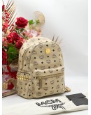 MCM STAR SIDE STUDS STUDDED SMALL BACKPACK 