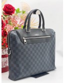 LOUIS VUITTON PORTE DOCUMENT BREIFCASE BAG IN DUAL TONE 