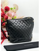 CHANEL BLACK CRUMPLED CALFSKIN EN VOGUE ROPE TOTE 