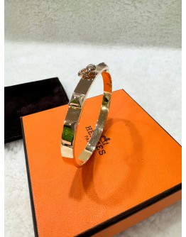 HERMES COLLIER DE CHIEN 18K GOLD BRACELET