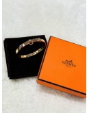 HERMES COLLIER DE CHIEN 18K GOLD BRACELET