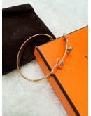 HERMES COLLIER DE CHIEN 18K GOLD BRACELET