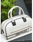 CHRISTIAN DIOR MEDIUM DIOR VIBE BOWLING HANDLE BAG WITH STRAP 