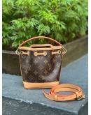 LOUIS VUITTON NANO NOE MONOGRAM CANVAS 