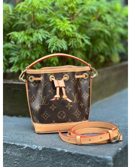 LOUIS VUITTON NANO NOE MONOGRAM CANVAS 