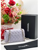 CHANEL MICROCHIP MINI SINGLE FLAP LAMBSKIN GHW 