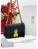 CHRISTIAN DIOR DIORADDICT CANNAGE LAMBSKIN LEATHER FLAP BAG