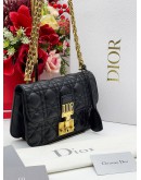 CHRISTIAN DIOR DIORADDICT CANNAGE LAMBSKIN LEATHER FLAP BAG