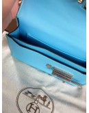 HERMES MINI VERROU CHAINE IN CELESTE  
