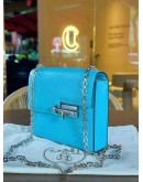 HERMES MINI VERROU CHAINE IN CELESTE  