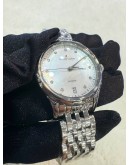 MAURICE LACROIX LADY LES CLASSIQUES DATE MOTHER OF PEARL DIAMOND DIAL TEF LC6016 33MM AUTOMATIC WATCH