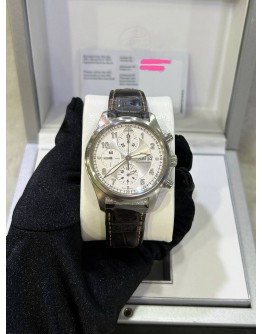 IWC PILOT SPITFIRE CHRONOGRAPH REF IW3717 WHITE DIAL 42MM AUTOMATIC WATCH