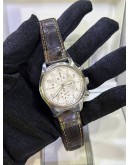 IWC PILOT SPITFIRE CHRONOGRAPH REF IW3717 WHITE DIAL 42MM AUTOMATIC WATCH