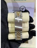 ROLEX DATEJUST 36 HALF 18K 750 YELLOW GOLD REF 16013 DIAMOND DIAL 36MM AUTOMATIC WATCH