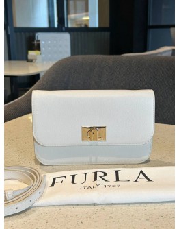 FURLA 2WAY CLUTCH & BAG WITH TURN LOCK